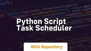 python script task scheduler