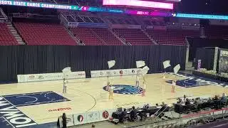 Katie Rouse flag routine