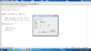 Function With Argument In C Programming