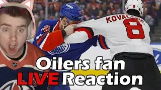 Oilers fan LIVE reaction to Devils vs Oilers 1/20/26!!