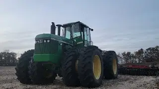 Rare John Deere 8650 & 496 Case IH Disk Preparing For Rye!