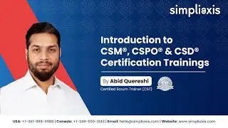 Abid Quereshi, CST -  CSM&reg; | CSPO&reg; | ACSM&reg; | CSD&reg; -  Simpliaxis Certification