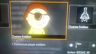 Bo2 emblem Morty, Rick e Morty