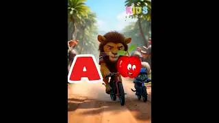 Learning ABC with animals for kids /animals in the zoo learn abc#kids #viral