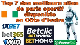 top 7 des meilleurs sites de paris sportifs en C&ocirc;te d'Ivoire