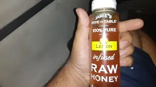 Jamies hive to table lemon infused raw honey