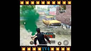 😈😈 BGMI / PUBG 1V4 Clutch  🔥💥 ⚔️ ATTITUDE  #status😈👿 #shorts