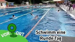 Schwimm eine Runde Tag | Vor Ort