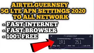 FAST APN FOR ALL NETWORK | 5G APN SETTINGS 2020