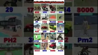 Indian Bikes Driving 3D || All NEW CHEATS CODES #shorts #ytshorts #shortsfeed