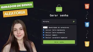 Como fazer um GERADOR DE SENHA aleatória | HTML, CSS e JavaScript