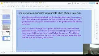 Video 4: Process for intervention and notification that student is at-risk of failure
