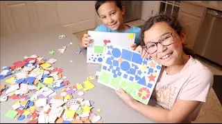 1500 Pieces Self Adhesive Foam Stickers Review | Mini Geometry Shapes EVA Foam Stickers