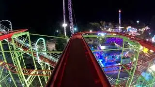 Wild Mouse &agrave; Antibes Land POV de nuit