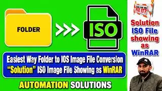 Easiest Way Folder to IOS Image File Conversion. &ldquo;Solution&rdquo; ISO Image File Showing as WinRAR_2026
