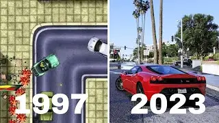 Evolution of Grand Theft Auto 1997 2023