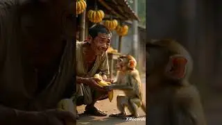 Monkey help poor Men #shortfilm #shortsfeed