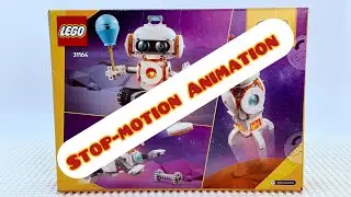 LEGO 31164: Space Robot, Space Dog, & Space Rocket - Stop-motion animation