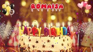 ROMAISA Birthday Song &ndash; Happy Birthday Romaisa