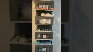 Great storage idea ! Over the door storage solution for cleaning supplies&hellip;