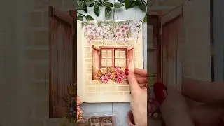 🌸 ASMR Aesthetic Cherry Blossoms Journal | Mixed Media Art #asmr #journal #mixedmediaart