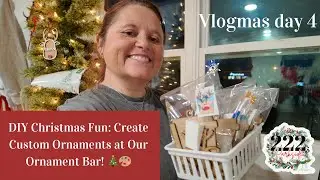 DIY Christmas Fun: Create Custom Ornaments at Our Ornament Bar! 🎄🎨
