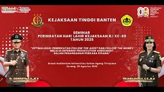 Seminar Optimalisasi Pendekatan Follow The Asset dan Follow The Money Melalui DPA dlm Perkara Pidana
