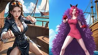 Nico Robin vs Charlotte Galette | Epic MMD Fight Animation | One Piece Showdown