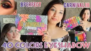 Bperfect Carnival III 40 Colors Eyeshadow Stacie Marie Love Tahti Palettes RAINBOW 🏳️&zwj;🌈 PRIDE 🌈