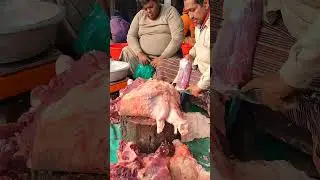 Amazing Fresh Meat Processing By Professional Butcher