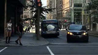 STM bus ride on route 35 Griffintown(29-054) Part one