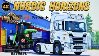 ETS2 Scania R520 v8 POV Driving | My Worst Drive Ever? ❌ | 25 Ton Crawler Tractor | MOZA R5 | 4K