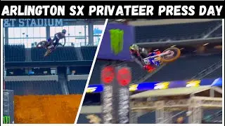 1st Look at the Arlington Supercross Track for Privateer Press Day! Big Whips & 11 Whoops?! 