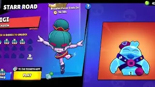 Playing new gigi update in brawl stars but they did not delete her lol