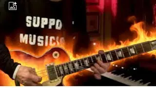 Look what happens to a LES PAUL if you play it through a real MARSHALL AMP &hellip; 