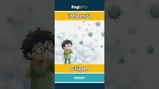 🇬🇧🇩🇪 influenza - Grippe : learn English : Lernen wir Englisch : vocabulary builder