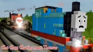 Choo choo Charles meet Thomas in minecraft animation 