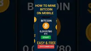 How to Mine Bitcoin on Mobile | Easy & Free App #Shorts #bitcoinmining