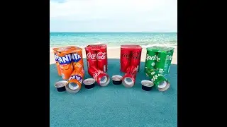 Skrytka Schowek Puszka Coca Cola Fanta Sprite z efektem wody w środku