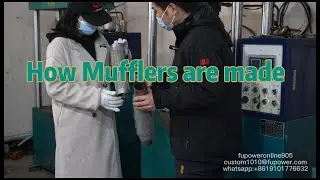 How Mufflers are Made#exhuast#titanium#titaniumexhuast#mufflers #exhaustpipe #exhaustfan #muffler