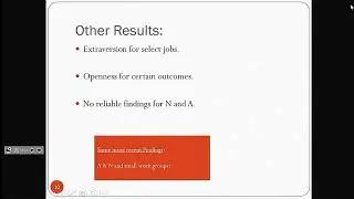 Lecture 3 P2 Can Big 5 traits predict life outcomes