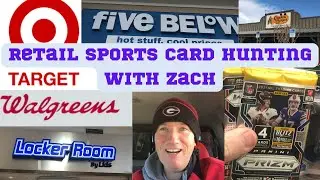 🔥Monster find Retail Sports Card Hunting at Target, Lids, Walgreens Five Below & Cracker Barrel🔥