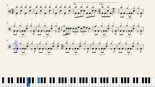Three Days Grace - Riot (Drum Sheet Music)