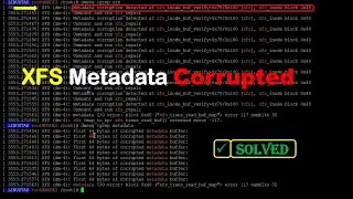 xfs repair Filesystem Errors in linux | how to fix XFS metadata corruption in redhat | linuxtak