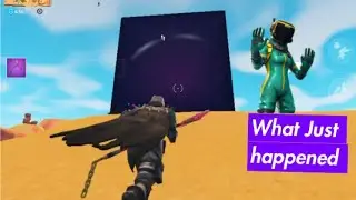 Fortnite giant purple box in paradise palms