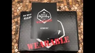 Harry Potter Wearable Subscription Box unboxing by Geek Gear New for October 2017