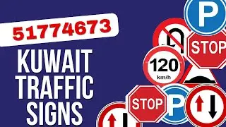 Kuwait Traffic Symbol (part 5) 🇰🇼 Kuwait Traffic signs