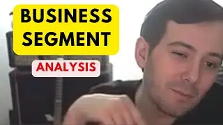 Martin Shkreli Explains Business Segment Analysis