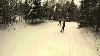 XC Ski- Classic Technique -Birkie Trail, North Wisconsin 2014