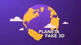 PLANETA FAKE 3D no Adobe AFTER EFFECTS | Tutorial
